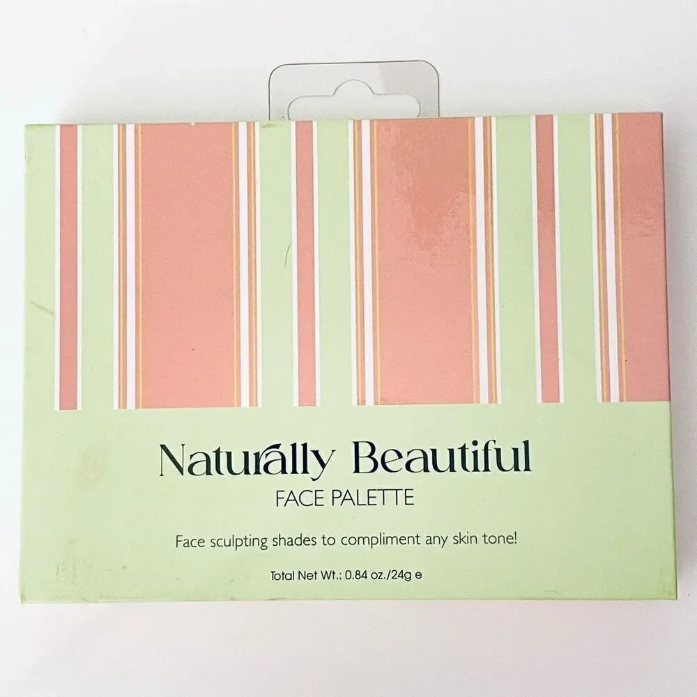 NWT natural beautiful face Palette Sculpting Shades to Compliment any skin Tone